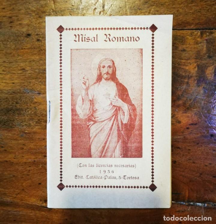 Libros antiguos: MISAL romano - Foto 1