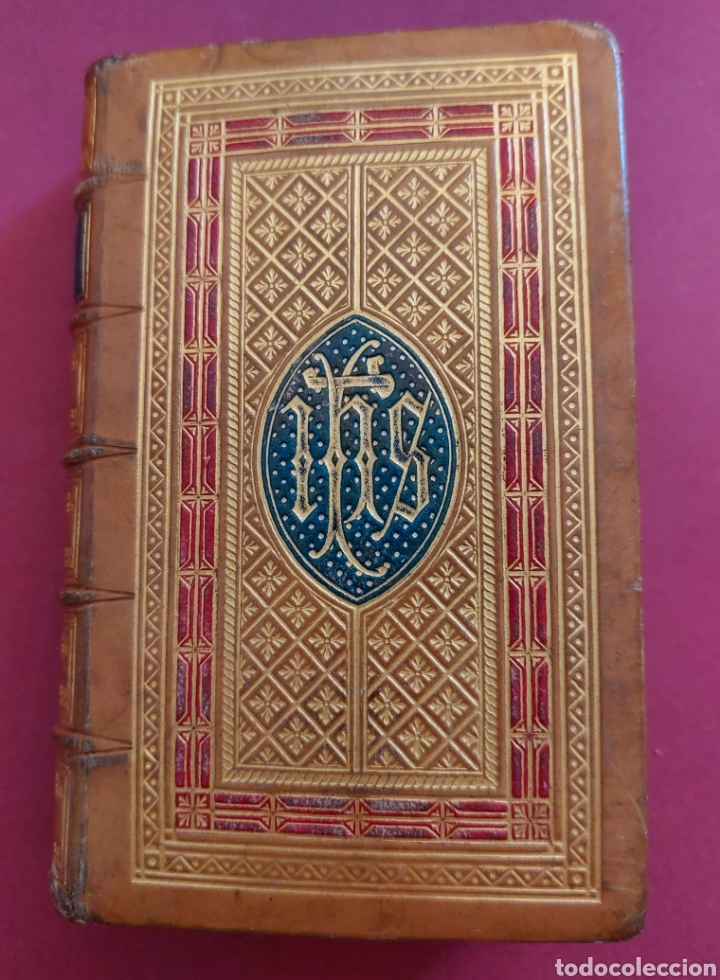 Libros antiguos: DEVOCIONARIO, MANUEL DE CR&Eacute;TIENE. 1880. - Foto 2