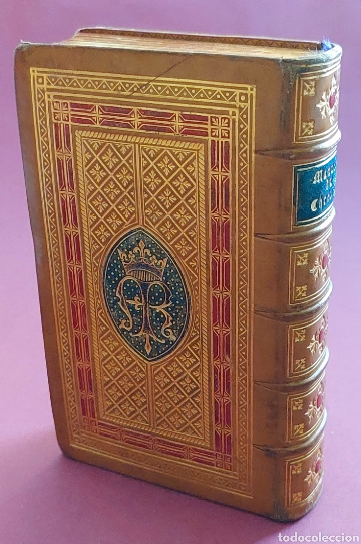 Libros antiguos: DEVOCIONARIO, MANUEL DE CR&Eacute;TIENE. 1880. - Foto 3