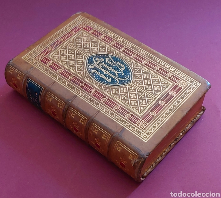 Libros antiguos: DEVOCIONARIO, MANUEL DE CR&Eacute;TIENE. 1880. - Foto 6