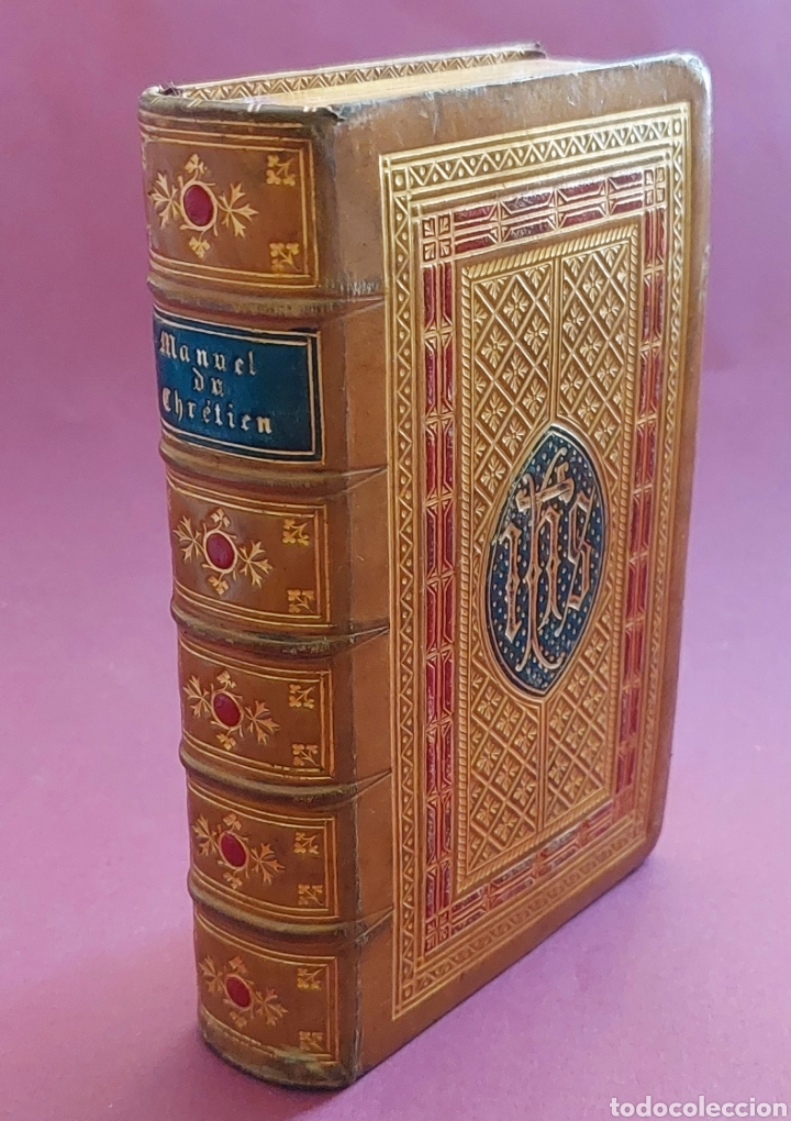 Libros antiguos: DEVOCIONARIO, MANUEL DE CR&Eacute;TIENE. 1880. - Foto 1