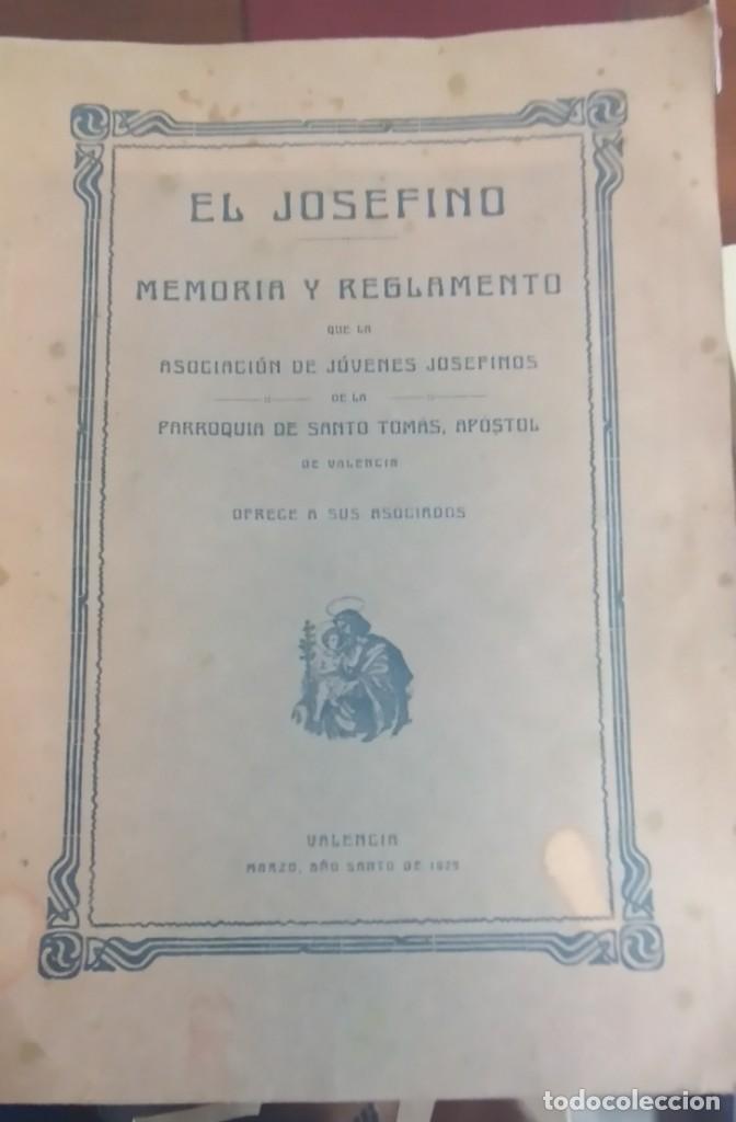 Libros antiguos: EL JOSEFINO - Foto 1