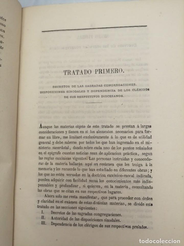 Libros antiguos: MANUAL ECLESI&Aacute;STICO (EDICI&Oacute;N 1872) - Foto 4