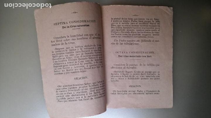 Libros antiguos: Via Crucis 1879 - Foto 8