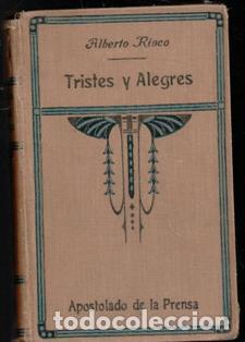 Libros antiguos: Tristes y Alegres, Alberto Risco - Foto 1