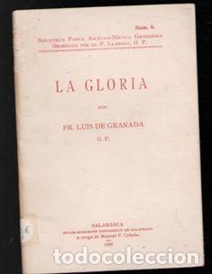 Libros antiguos: La gloria, Fr. Luis de Granada - Foto 1