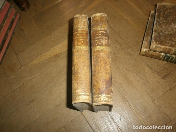 Libros antiguos: Conferencias de Nuestra Se&ntilde;ora de Par&iacute;s Enrique Domingo Lacordaire 4 tomos en dos libros 1835 a 1849