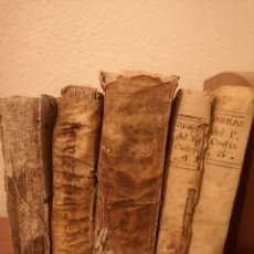 Libros antiguos: LOTE LIBROS PERGAMINO SIGLO XVIII. Lote 362232650