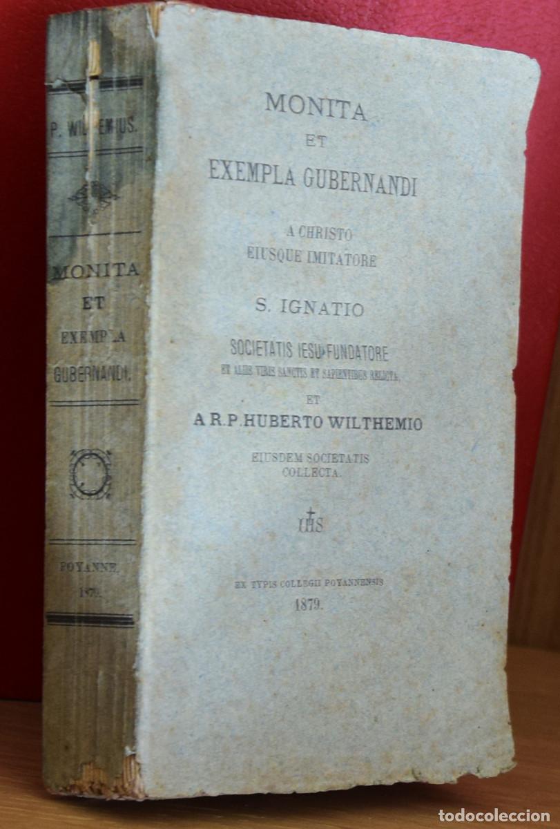 Antiquarische B&uuml;cher: MONITA ET EXEMPLA GUBERNANDI... - Huberto WILTHEMIO