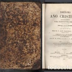 Libros antiguos: NOVISIMO AÑO CRISTIANO EJERCICIOS DEVOTOS PARA TODOS LOS DIAS DEL AÑO. JULIO - CROISSET, JUAN. Lote 364107211