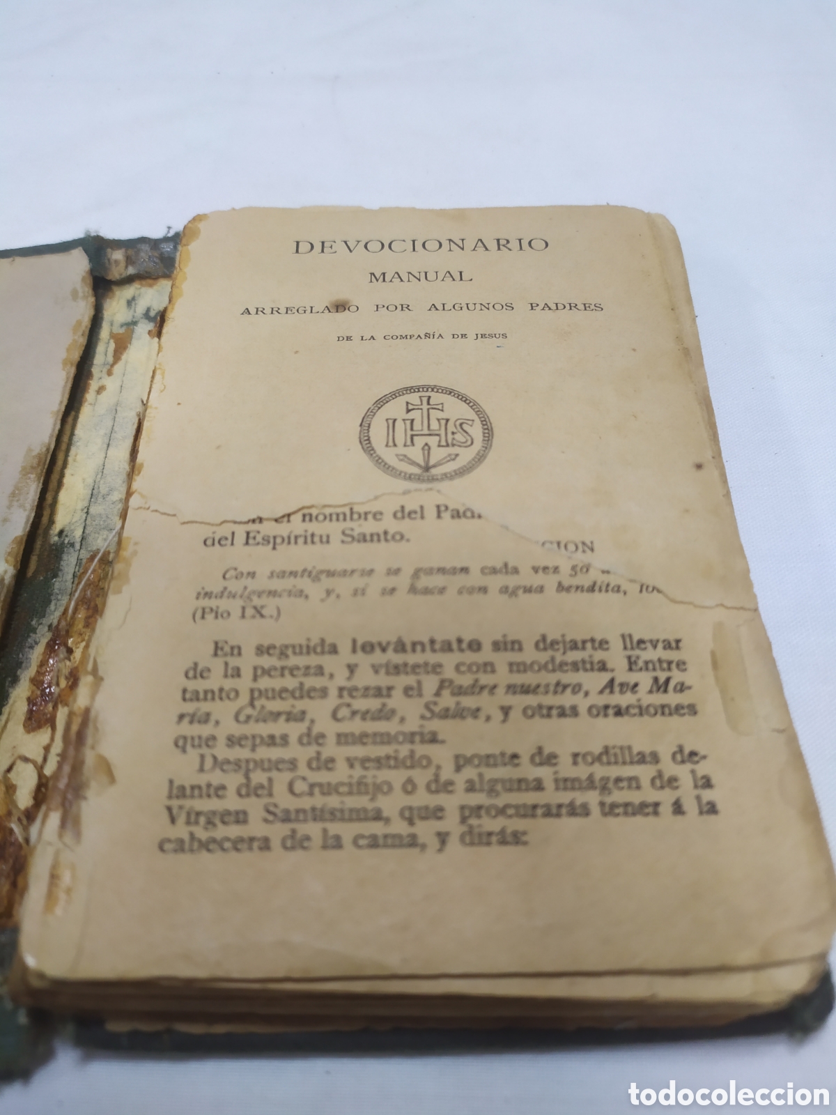 Libros antiguos: Devocionario, manual de la compa&ntilde;&iacute;a de Jes&uacute;s, 1885 - Foto 3