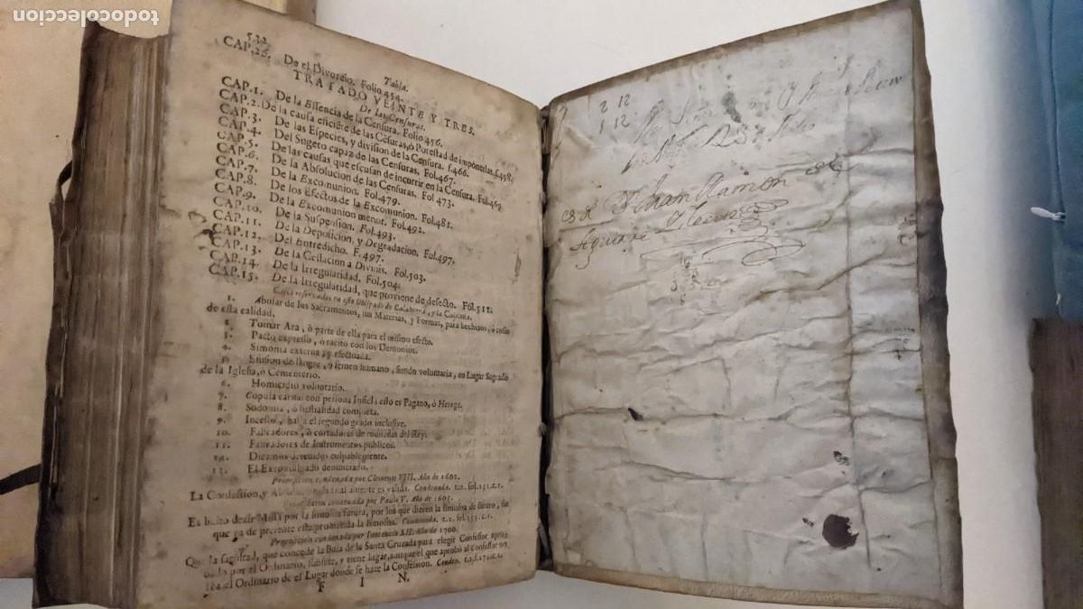 Libros antiguos: SUMA MORAL ESCRITA 1722 - Foto 11