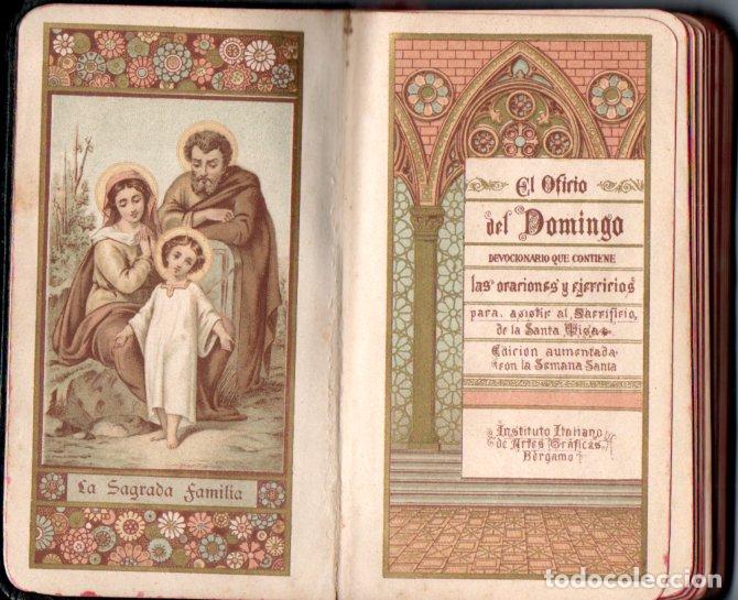 Libros antiguos: OFICIO DEL DOMINGO (B&Eacute;RGAMO, 1889) - Foto 1
