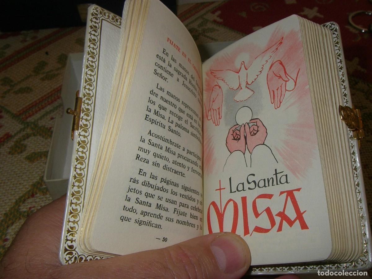Libros antiguos: Misal de primera comuni&oacute;n, Dios conmigo. - Foto 2
