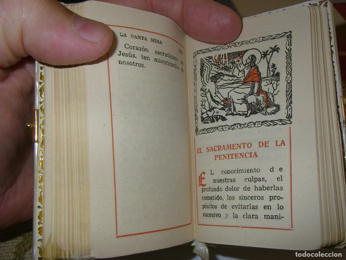 Libros antiguos: Misal de primera comuni&oacute;n, Dios conmigo. - Foto 3