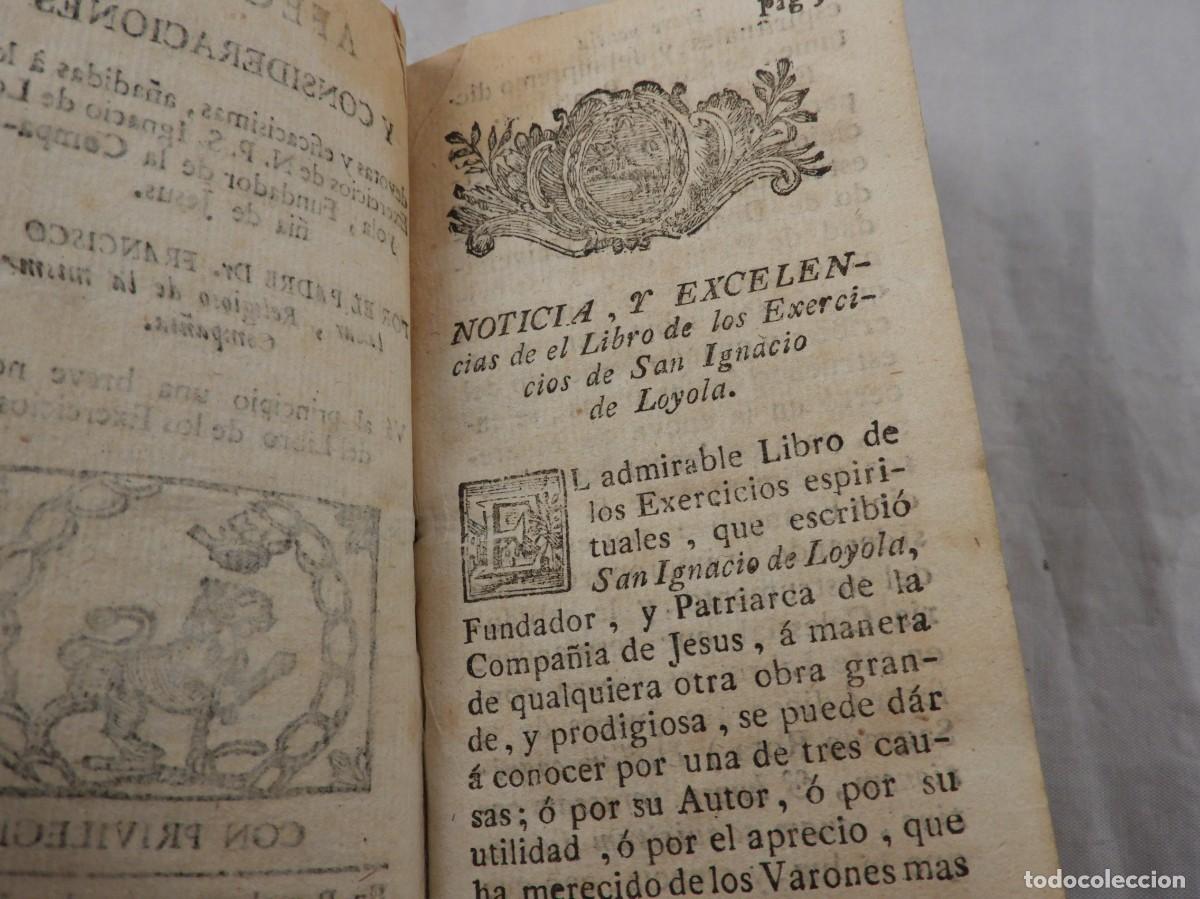 Libros antiguos: LIBRO AFECTOS Y CONSIDERACIONES DE LOS EJER. ESPIRITUALES DE S. IGNACIO DE LOYOLA - Foto 4