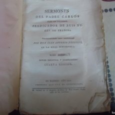 Libros antiguos: SERMONES DEL PADRE CARLOS TOMO OCTAVO