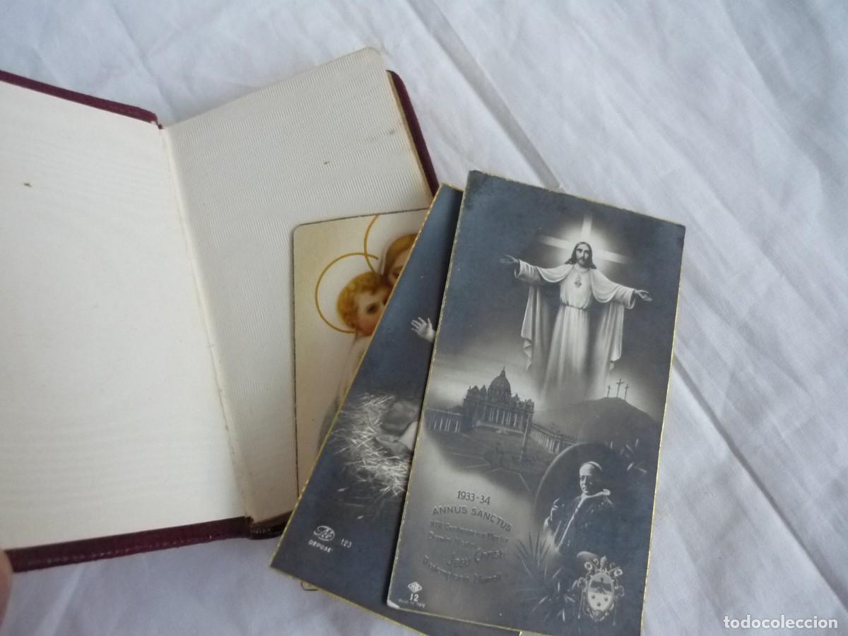 Libros antiguos: Luz espiritual Devocionario 1910, con estampas - Foto 7