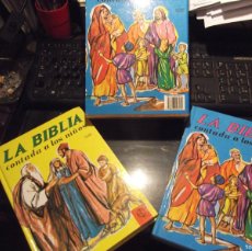 Libros antiguos: BIBLIA EN DOS TOMOS PARA JOVENES DE 1990 NUEVO