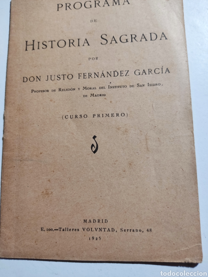 Libros antiguos: Libro Historia Sagrada 1925 - Foto 2