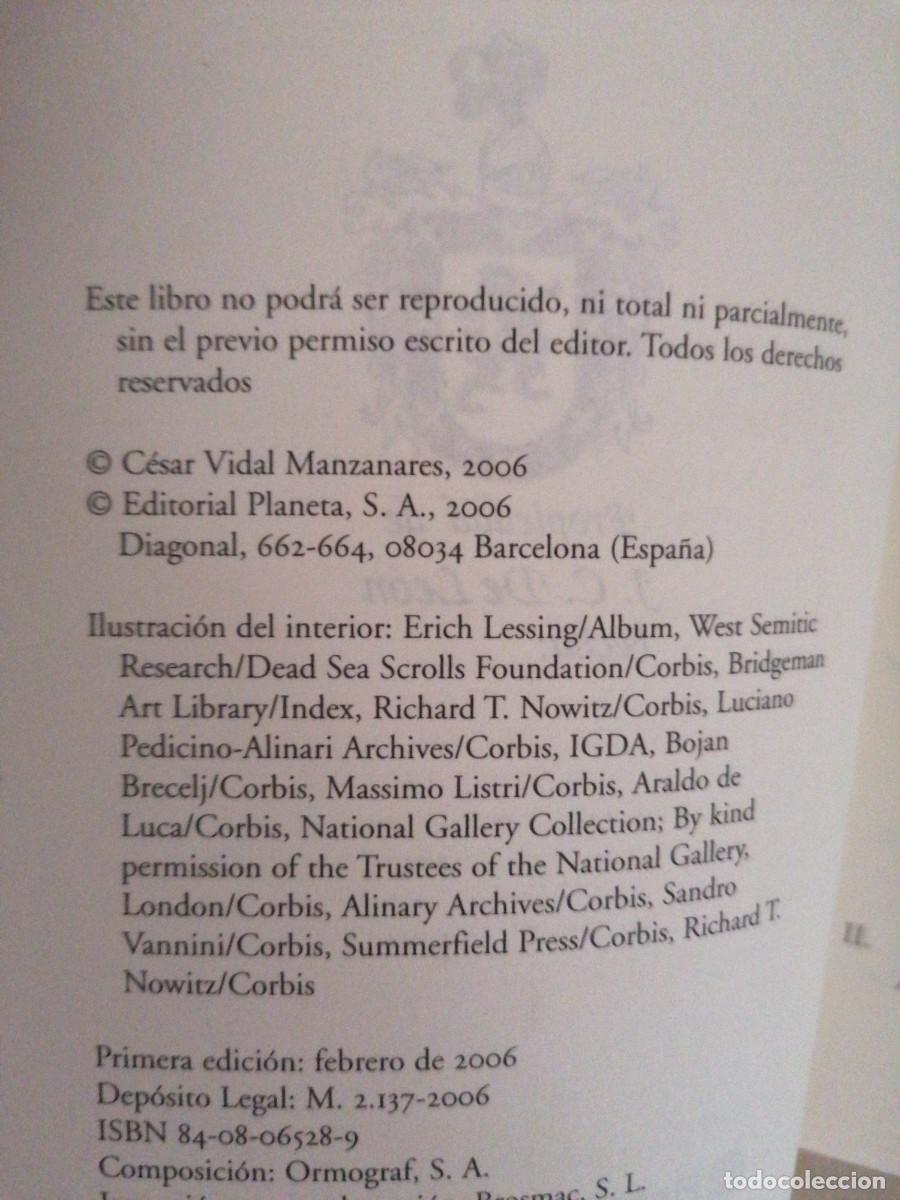 Libros antiguos: CESAR VIDAL - Foto 4