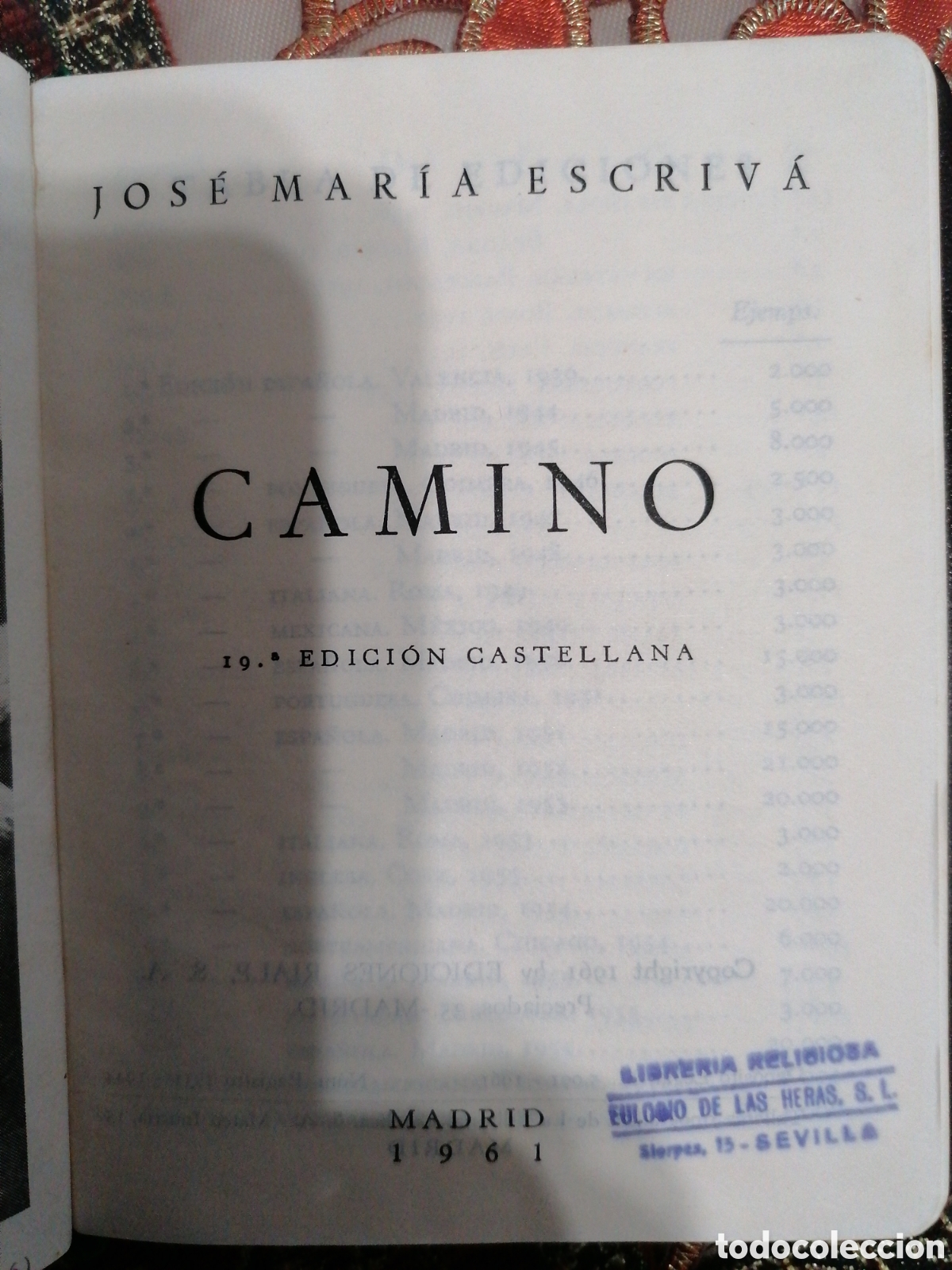 Libros antiguos: Josemar&iacute;a Escriv&aacute; libro - Foto 2