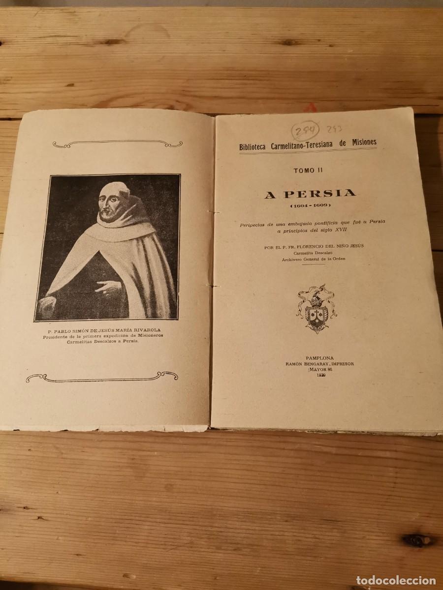 Libros antiguos: A Persia 1929 - Foto 3
