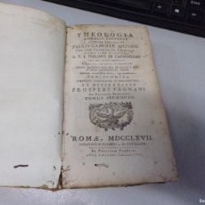 Libros antiguos: THEOLOGIA MORALIS , PAULO GABRIELE ANTOINE , ROMA , 1768 TOMUS SECUNDUS , CON GRABADOS , LATIN. Lote 381460139