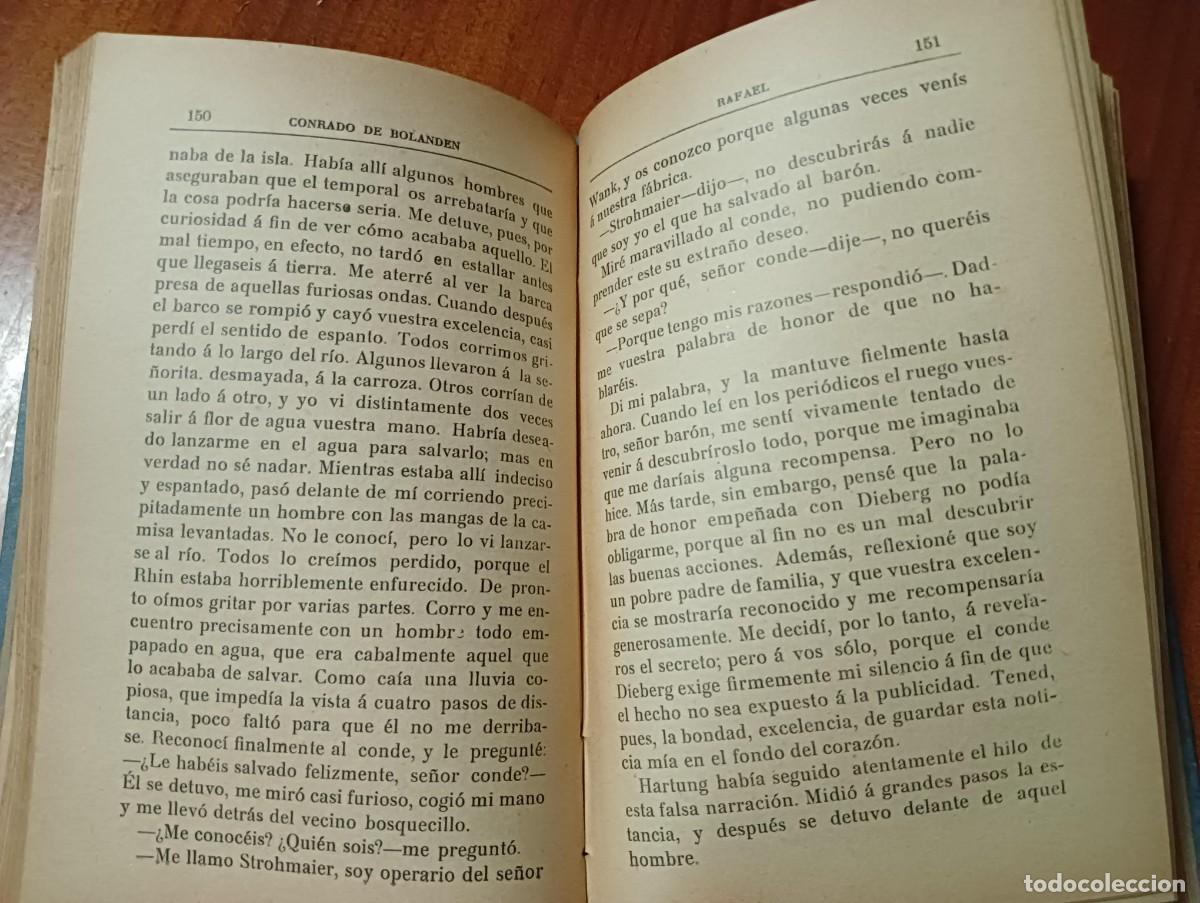 Libros antiguos: Rafael Conrado de Bolanden 1910 - Foto 4