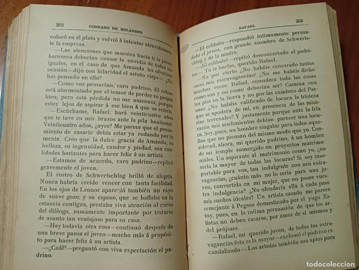 Libros antiguos: Rafael Conrado de Bolanden 1910 - Foto 5
