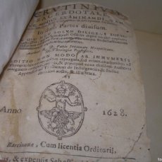 Libros antiguos: LIBRO TAPAS DE PERGAMINO AÑO....1628.