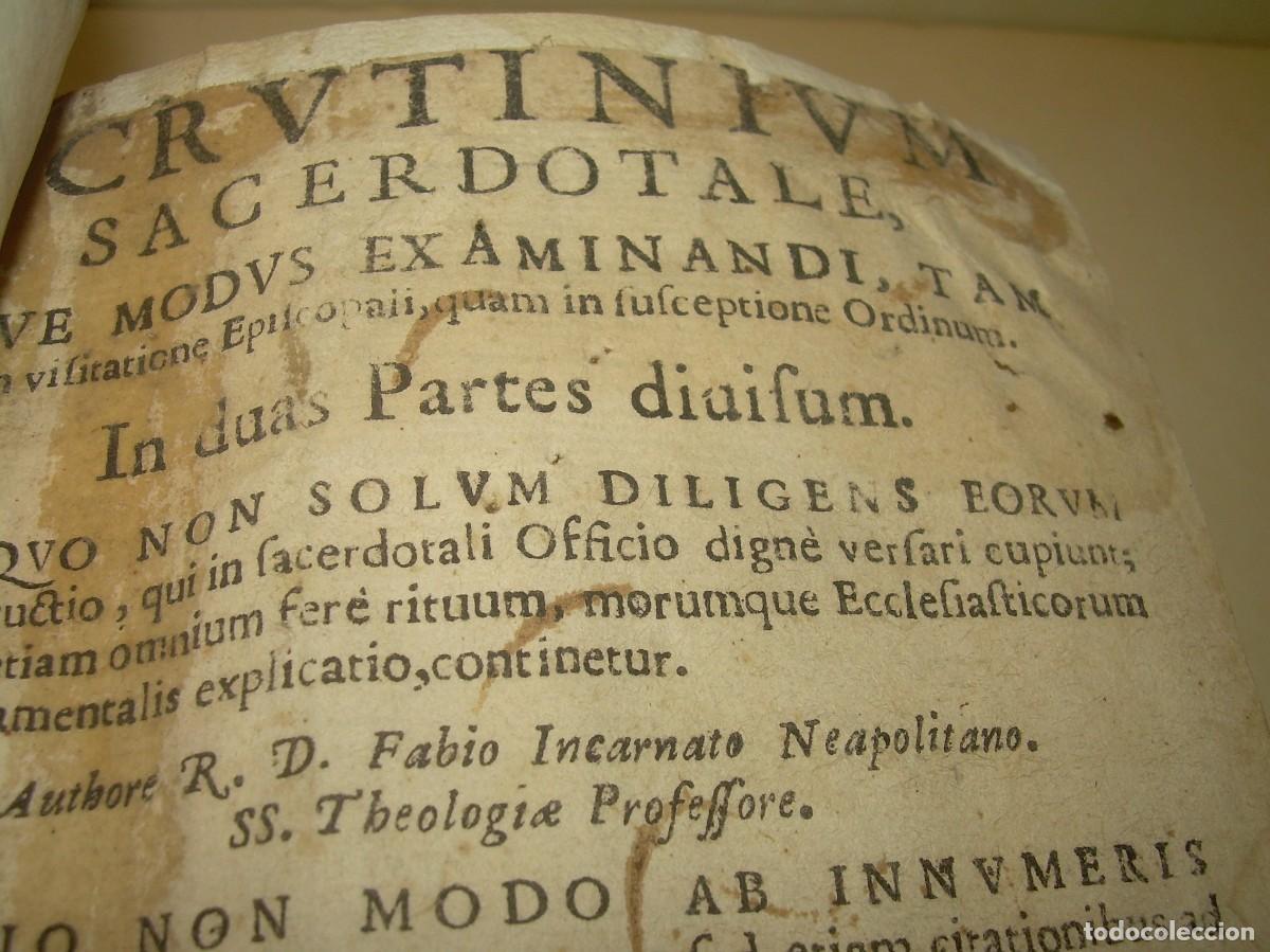 Libros antiguos: LIBRO TAPAS DE PERGAMINO A&Ntilde;O....1628. - Foto 2