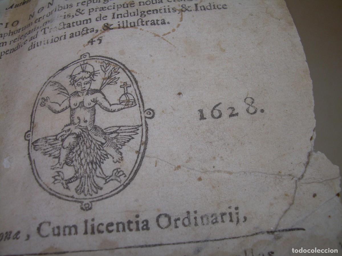 Libros antiguos: LIBRO TAPAS DE PERGAMINO A&Ntilde;O....1628. - Foto 3
