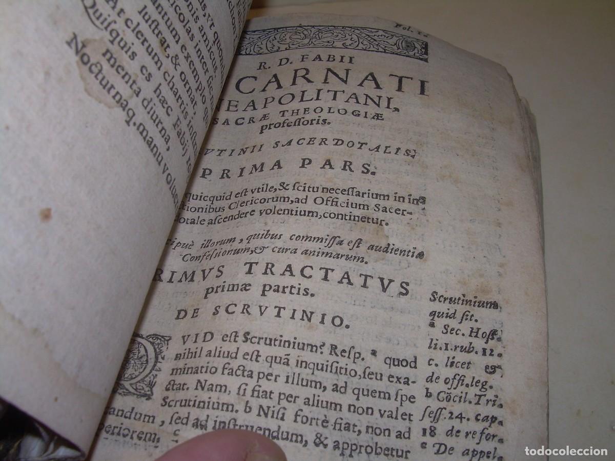 Libros antiguos: LIBRO TAPAS DE PERGAMINO A&Ntilde;O....1628. - Foto 4