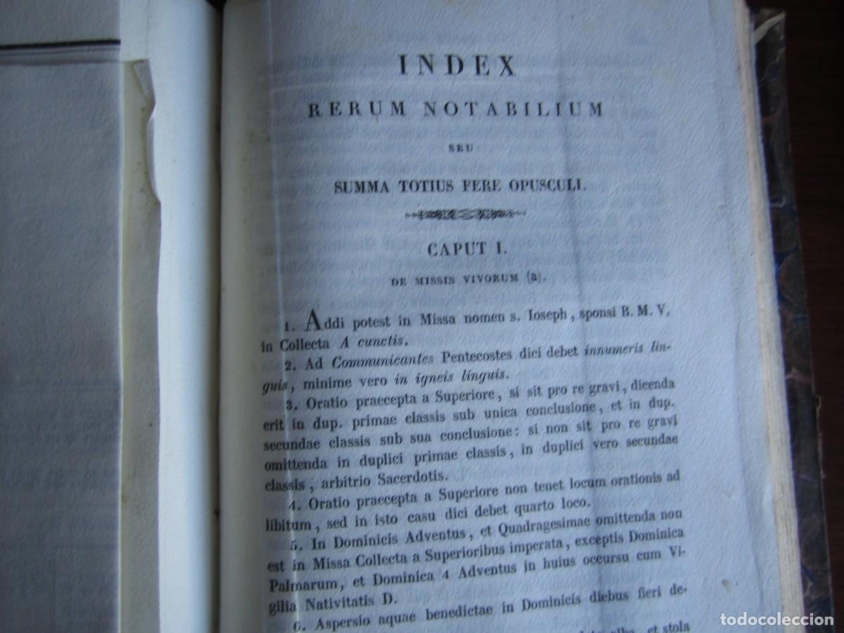 Libros antiguos: MANUALE ECCLESIASTICORUM -DECRETORUM AUTHENTICORUM 1845 ROMAE - Foto 11