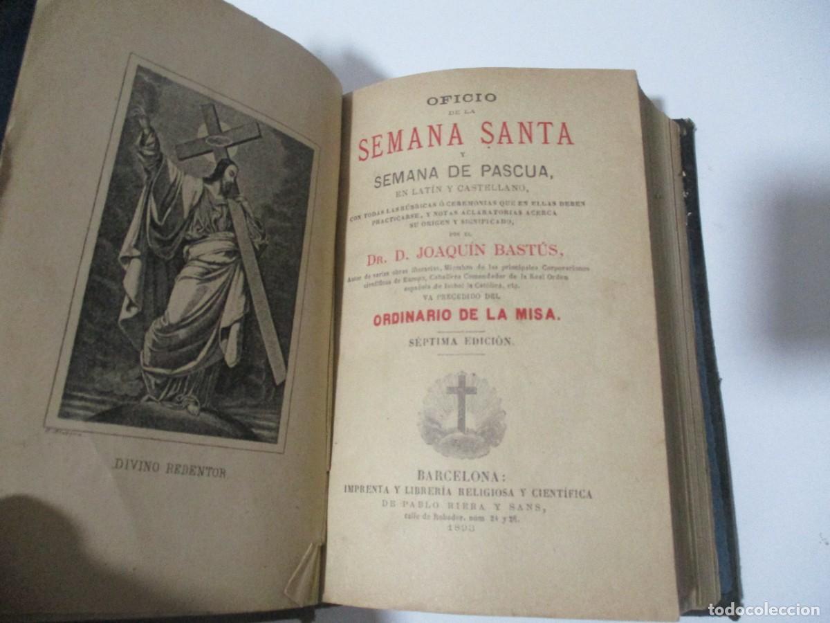 Libros antiguos: Oficio de la Santa Misa W16091 - Foto 3