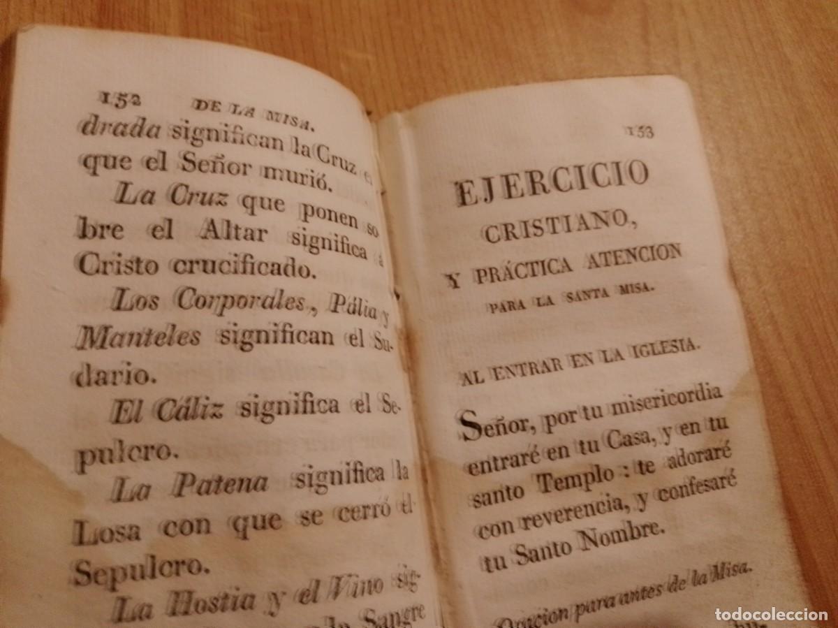Libros antiguos: 1827 EJERCICIO COTIDIANO CON VARIAS DEVOCIONES PARA LA MISA SANTA - Foto 7