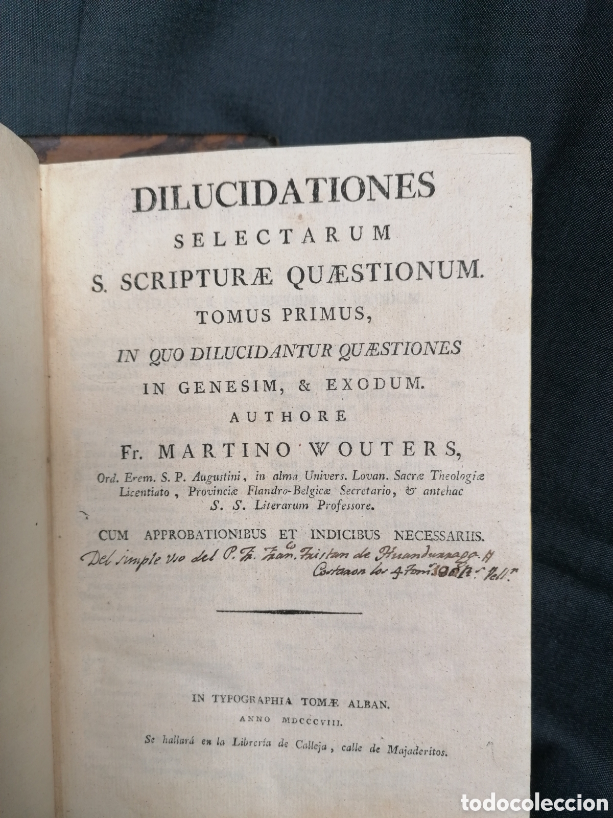 Libros antiguos: Dilucidationes, a&ntilde;o 1808 - Foto 3