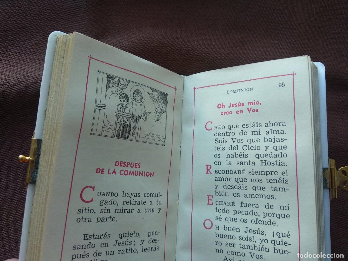 Libros antiguos: Devocionario de primera comuni&oacute;n - Foto 6
