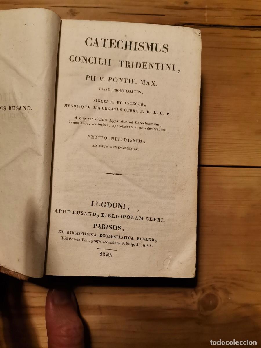 Libros antiguos: Catechismus concilii trident ini 1829 - Foto 3