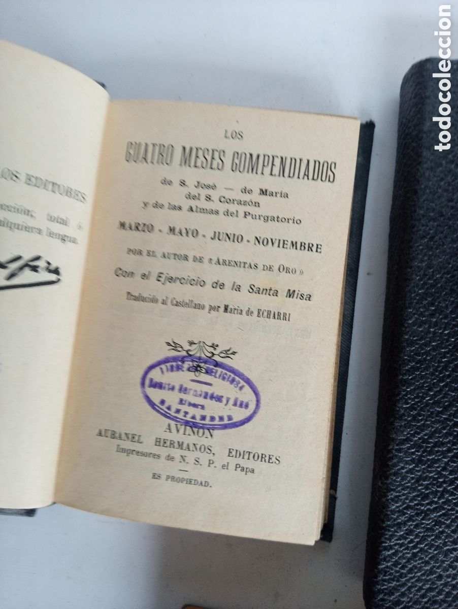 Libros antiguos: LOTE DE LIBROS RELIGIOSOS. - Foto 8
