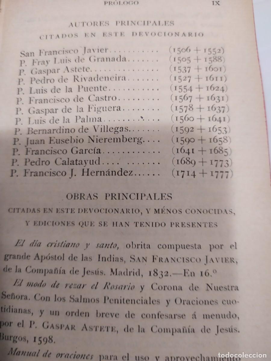 Libros antiguos: DEVOCIONARIO ESCOGIDO - Foto 7