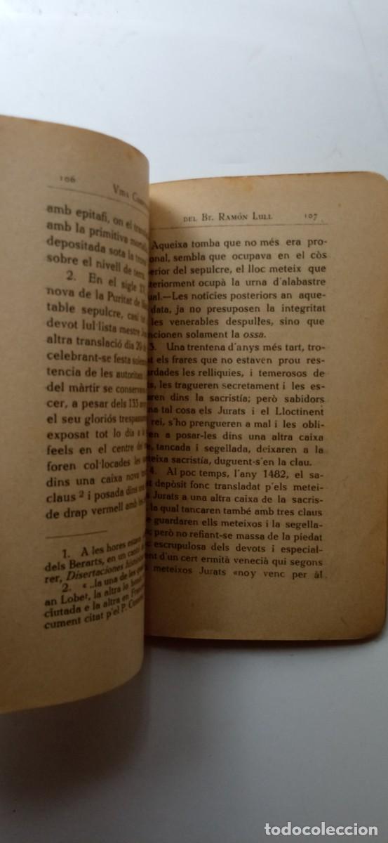 Libros antiguos: VIDA COMPENDIOSA DEL BEATO RAMON LLULL - Foto 8