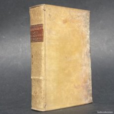 Libros antiguos: AÑO 1758 - SUMA DE SANTO TOMAS DE AQUINO - PERGAMINO - SUMMA S. THOMAE. Lote 396341004