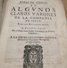 Libros antiguos: JUAN EUSEBIO DE NIEREMBERG AÑO 1643 VIAJES JESUITAS PRIMERA EDICION. Lote 396436879