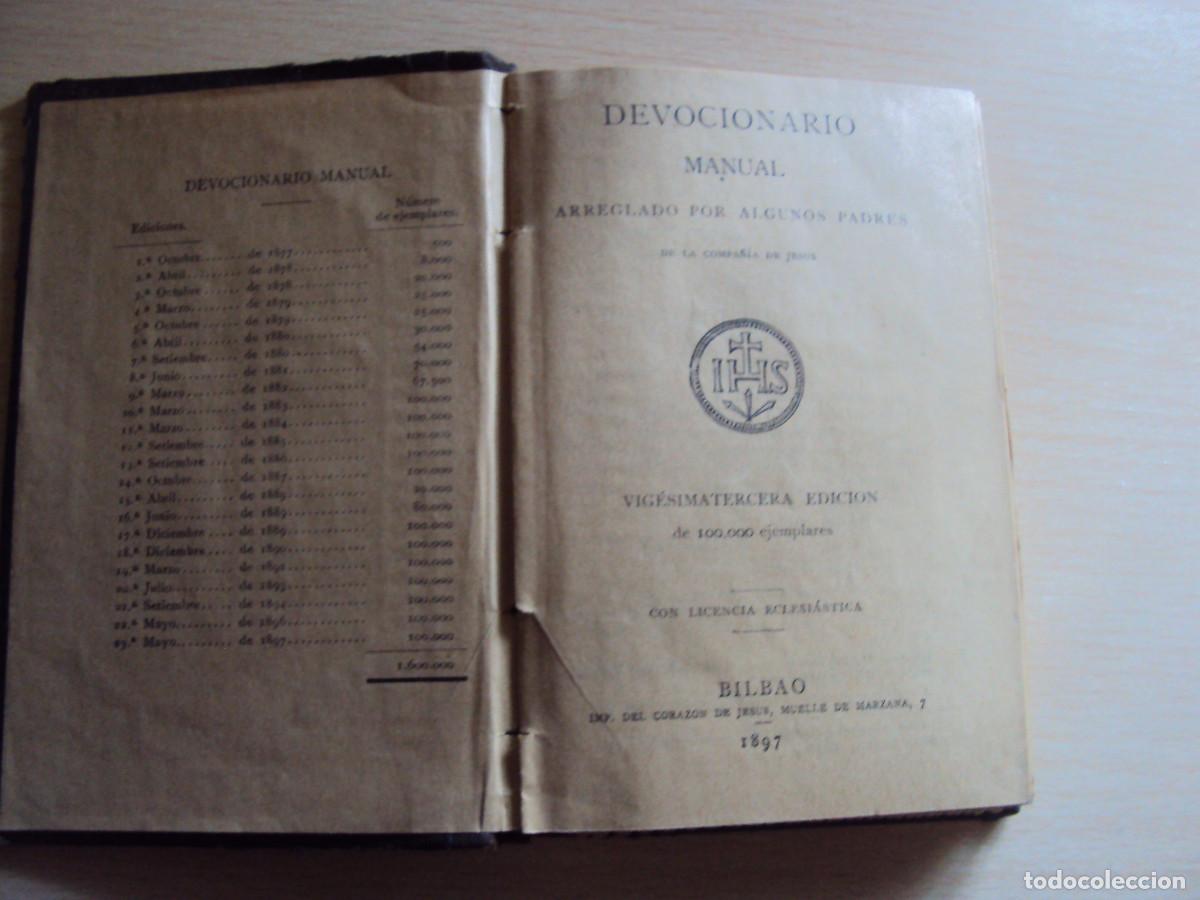Libros antiguos: DEVOCIONARIO ANTIGUO - Foto 2