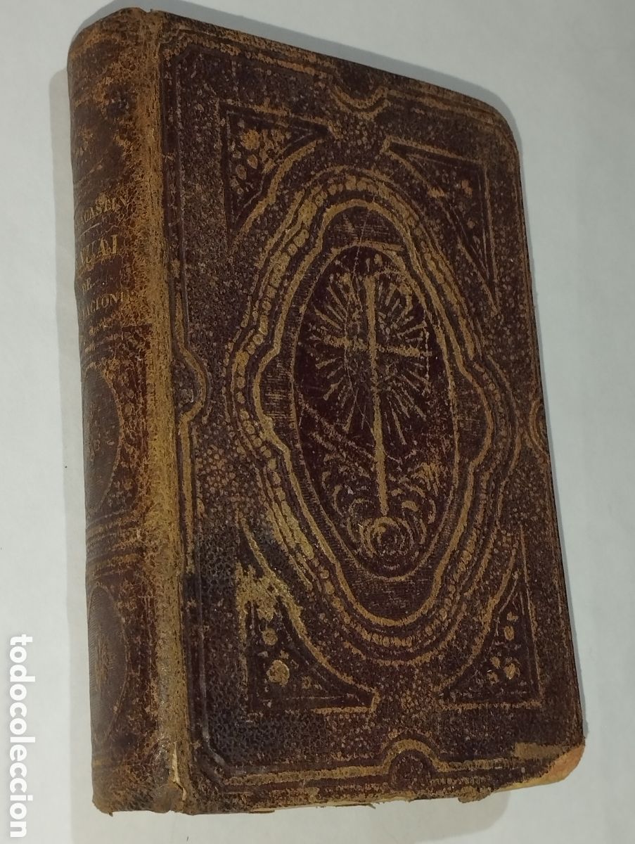 Livros antigos: Manual de meditaciones &ndash; P. Tom&aacute;s de Villacast&iacute;n &ndash; 1860