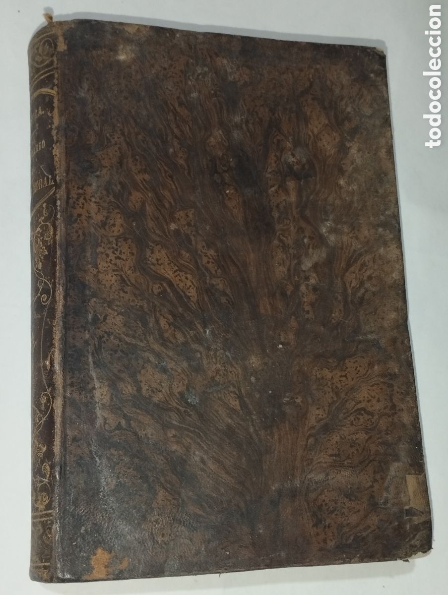 Livros antigos: Prontuario de la teolog&iacute;a moral &ndash; Francisco Larraga &ndash; 1864