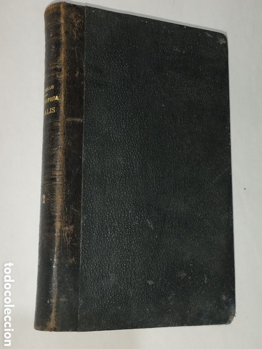 Livros antigos: Philosophia Moralis &ndash; Pars I &ndash; Nunzio Signoriello &ndash; 1897