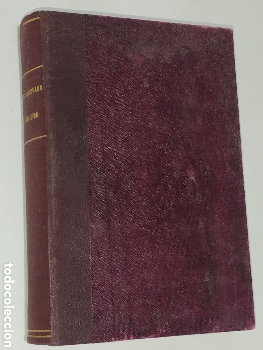 Livros antigos: Historia razonada de la religi&oacute;n &ndash; Carlos Francisco Lhomond &ndash; 1868